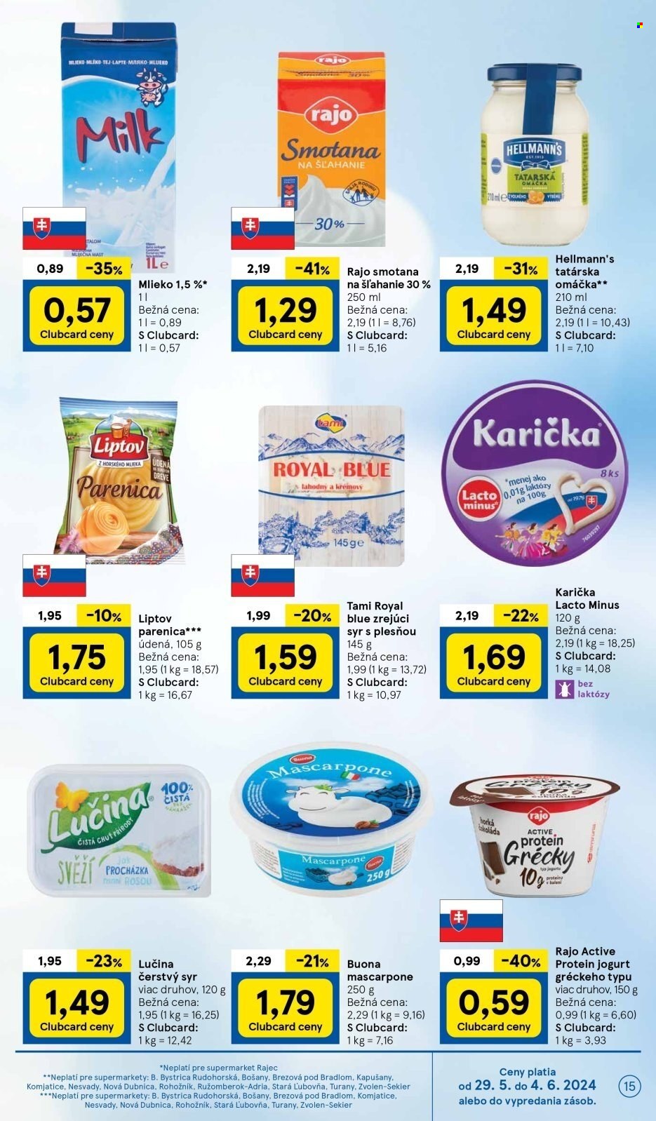 Leták TESCO supermarket - 29.5.2024 - 4.6.2024. Strana 15