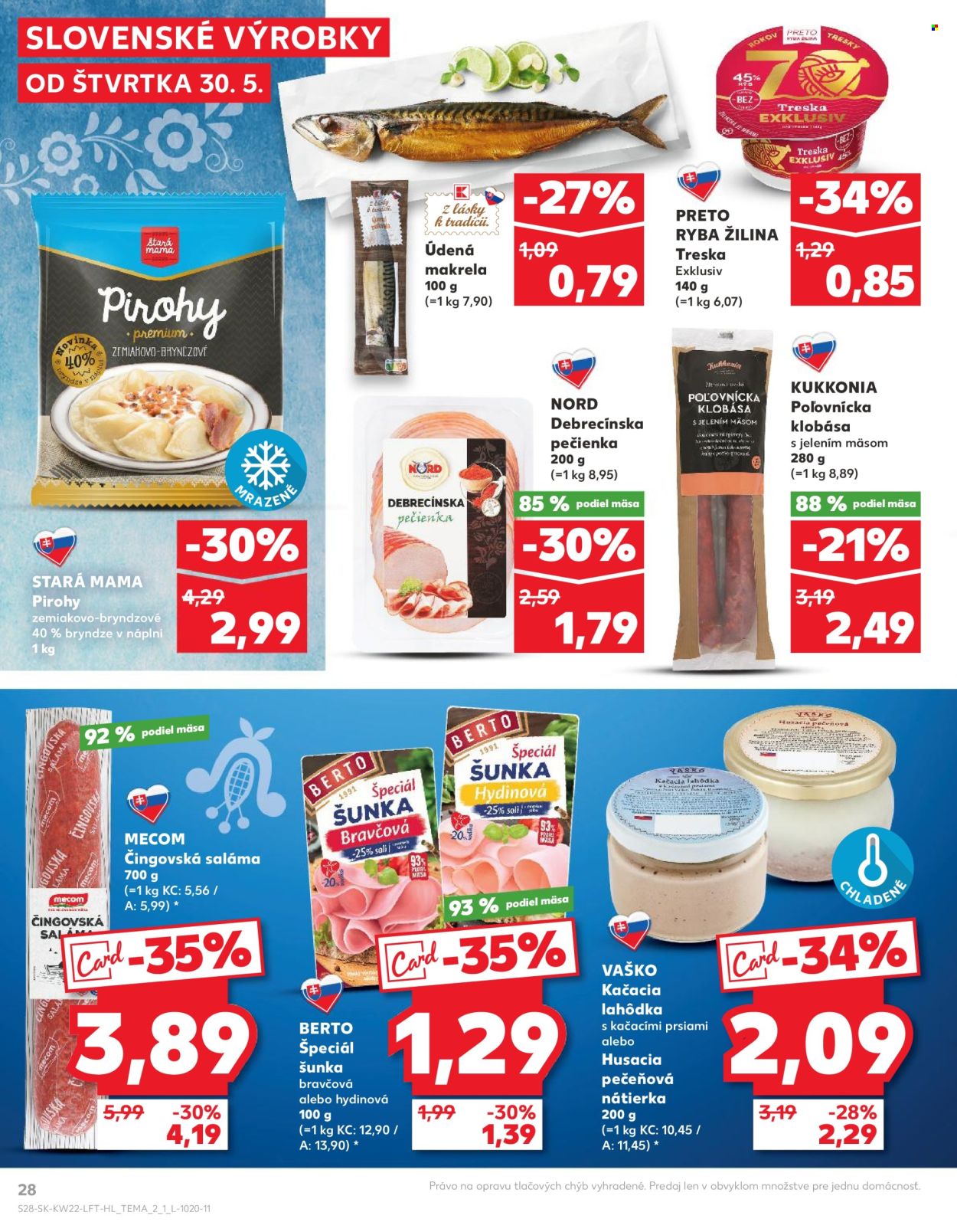 Leták Kaufland - 30.5.2024 - 5.6.2024. Strana 28