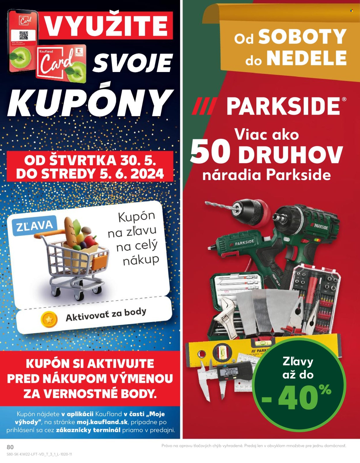 Leták Kaufland - 30.5.2024 - 5.6.2024. Strana 80