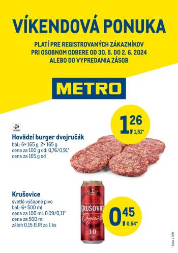 Leták Metro - 30.5.2024 - 2.6.2024.