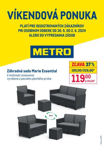 Leták Metro - 30.5.2024 - 2.6.2024.