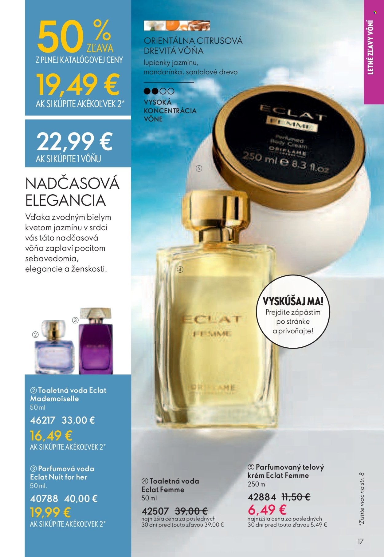 Leták Oriflame - 18.6.2024 - 8.7.2024. Strana 17