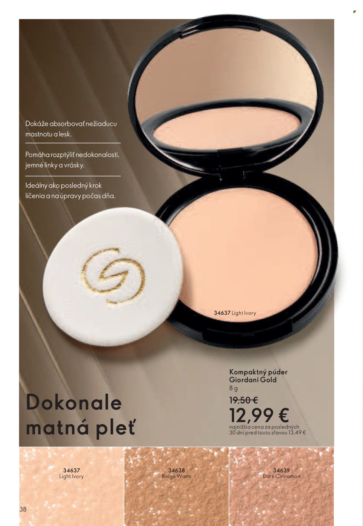 Leták Oriflame - 18.6.2024 - 8.7.2024. Strana 38