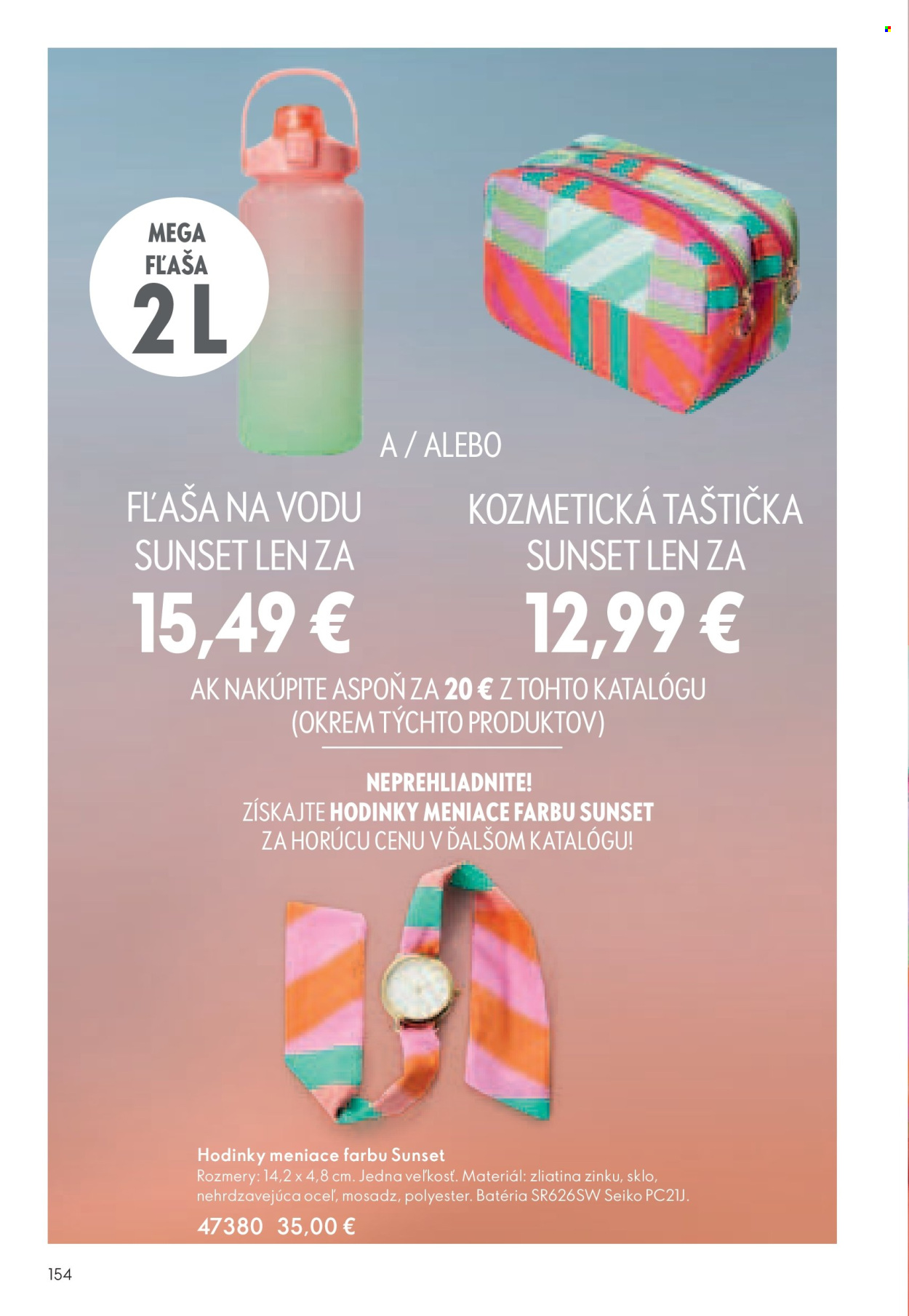 Leták Oriflame - 18.6.2024 - 8.7.2024. Strana 154