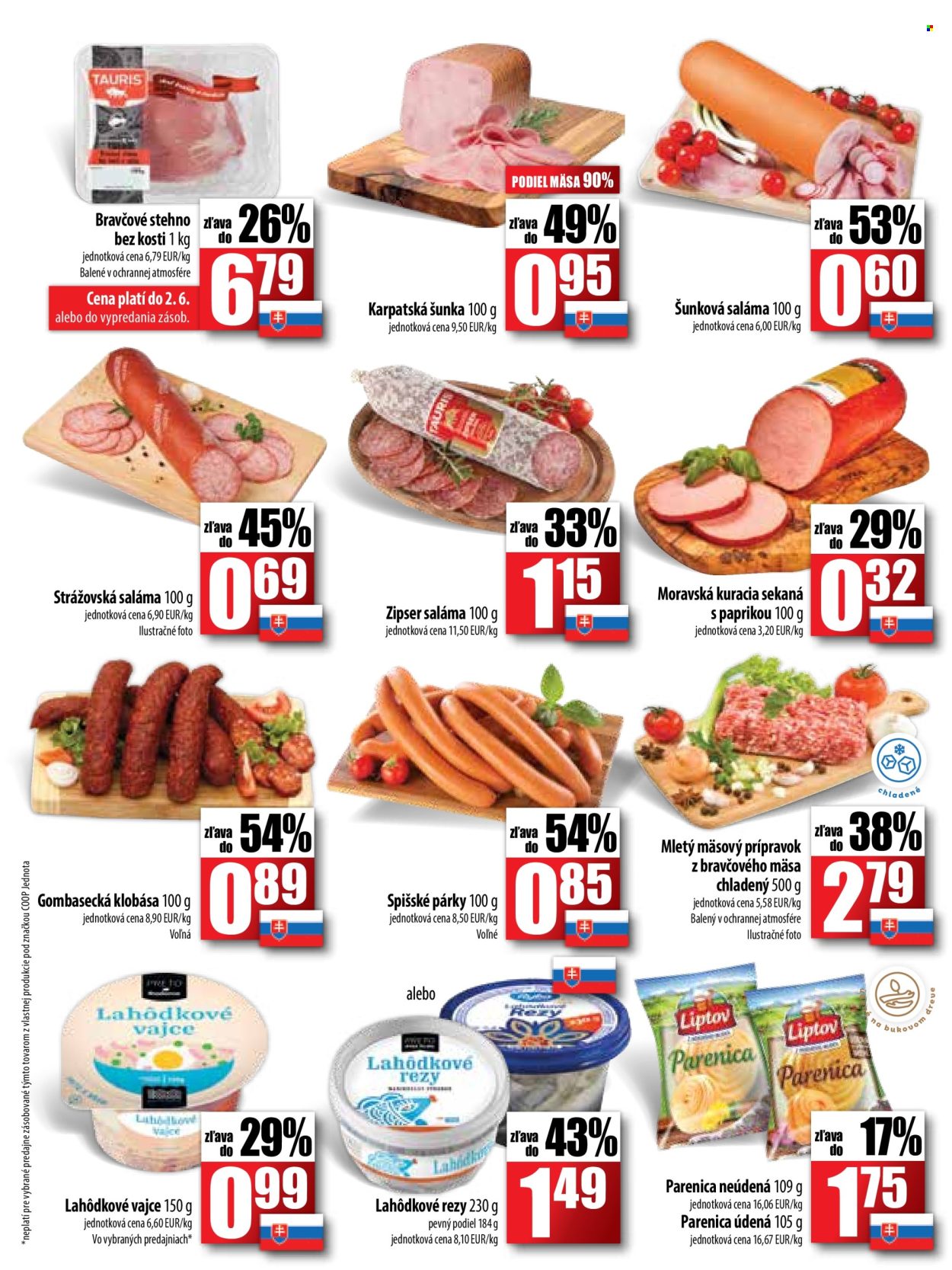 Leták COOP Jednota - 30.5.2024 - 12.6.2024. Strana 2