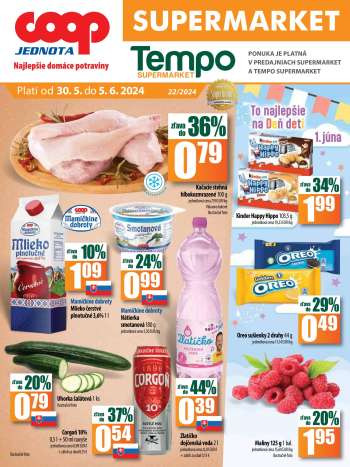 Leták COOP Jednota - 30.5.2024 - 5.6.2024.