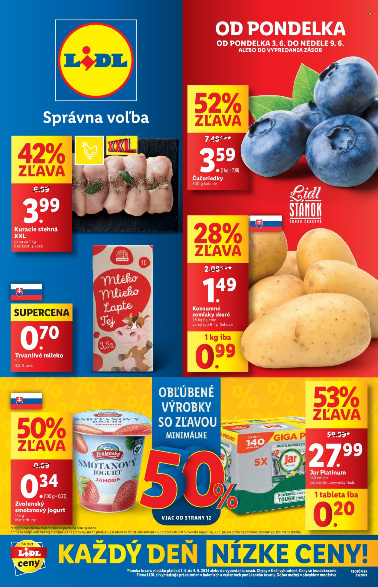 Leták Lidl - 3.6.2024 - 9.6.2024. Strana 1