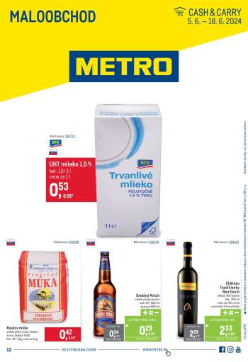Leták Metro - 5.6.2024 - 18.6.2024.