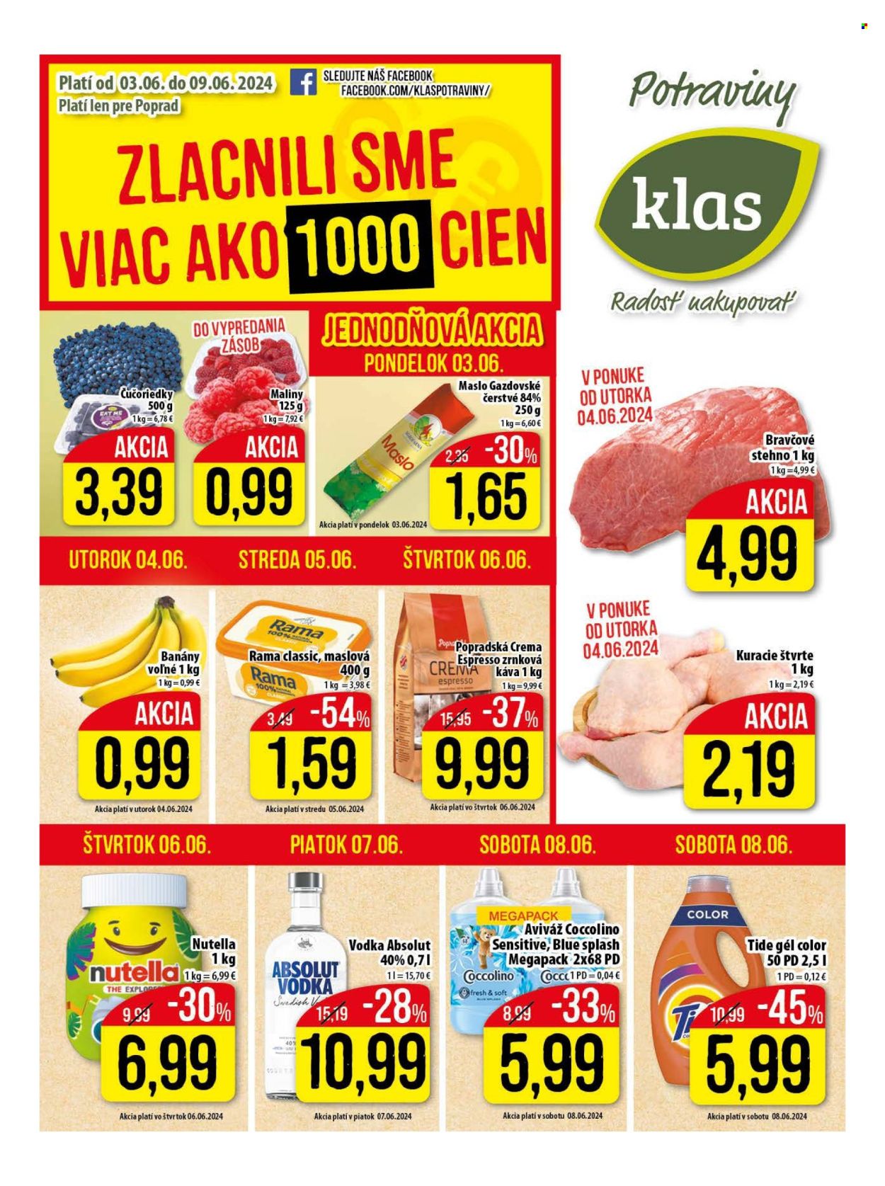 Leták Klas - 3.6.2024 - 9.6.2024. Strana 1