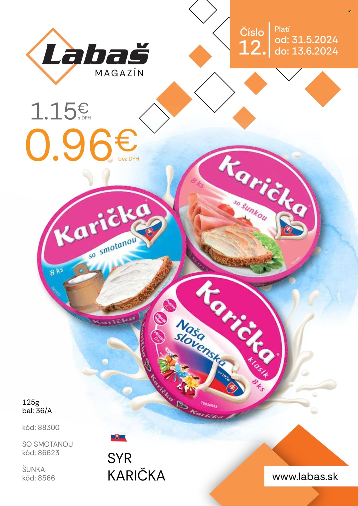 Leták Labaš - 31.5.2024 - 13.6.2024. Strana 1