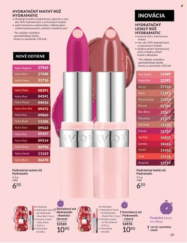 Leták Avon - 1.6.2024 - 30.6.2024. Strana 39