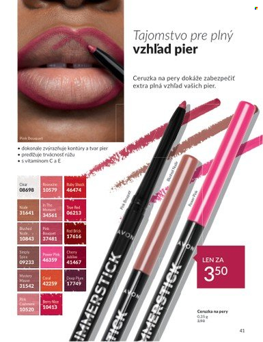 Leták Avon - 1.6.2024 - 30.6.2024. Strana 41