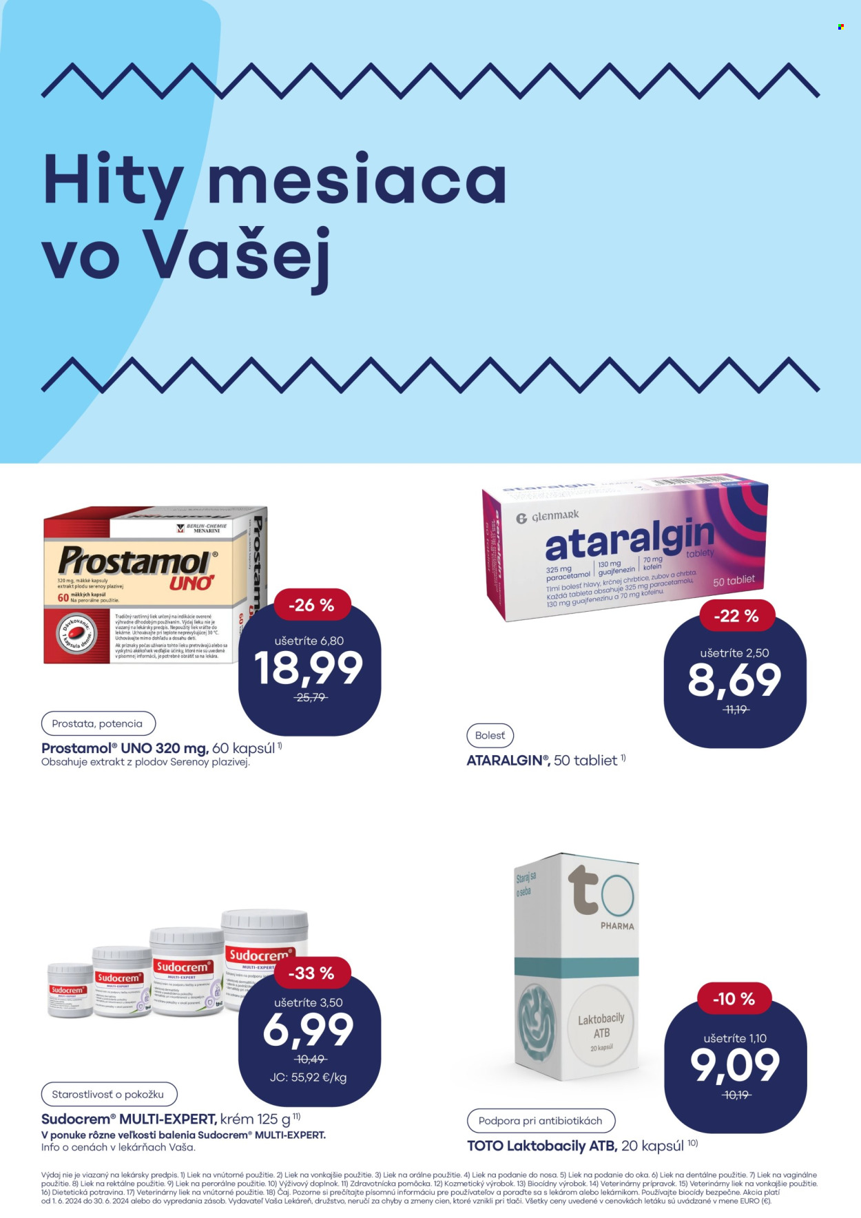 Leták Vaša lekáreň - 1.6.2024 - 30.6.2024. Strana 3