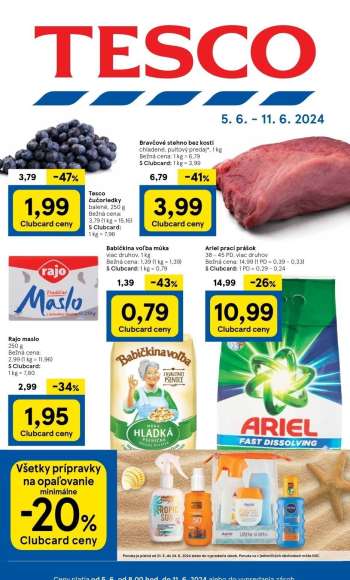 Leták TESCO - 5.6.2024 - 11.6.2024.