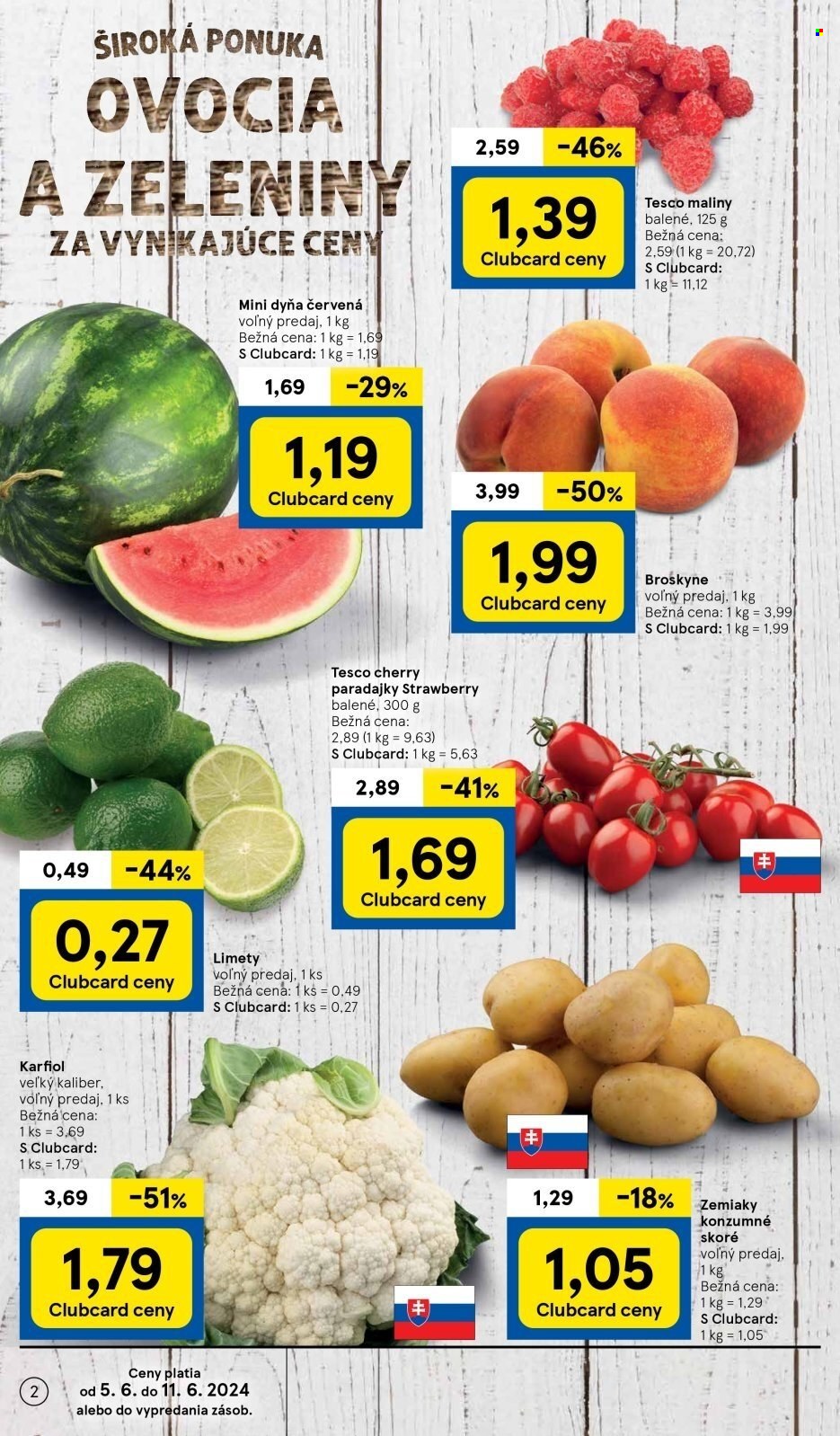 Leták TESCO - 5.6.2024 - 11.6.2024. Strana 2