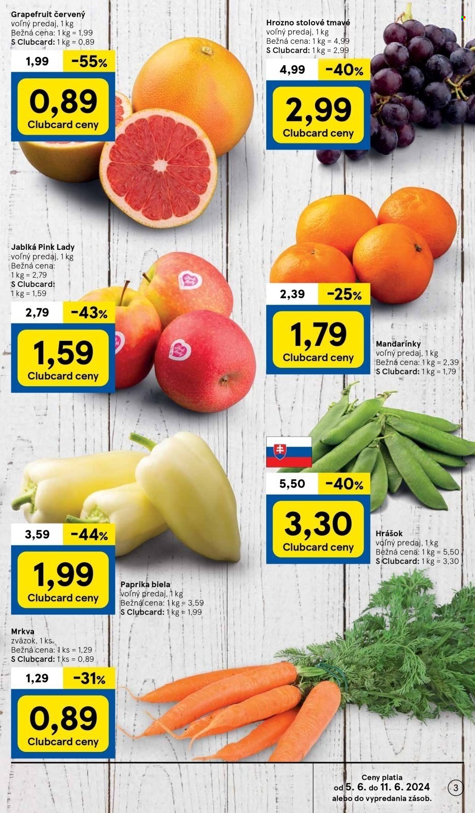 Leták TESCO - 5.6.2024 - 11.6.2024. Strana 3