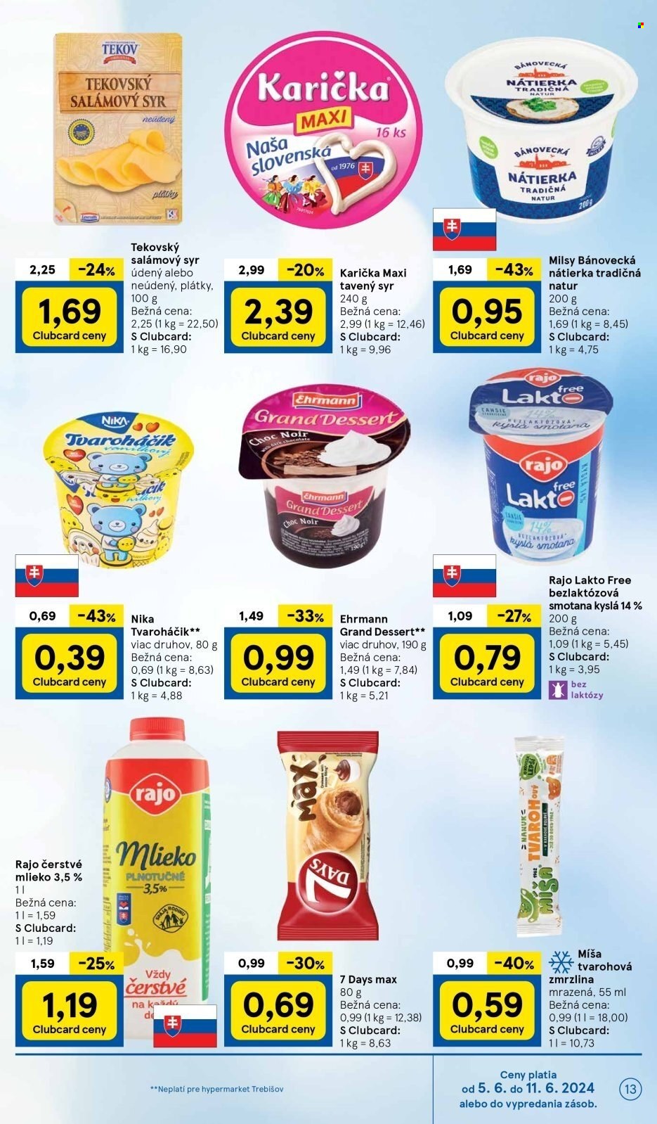 Leták TESCO - 5.6.2024 - 11.6.2024. Strana 13
