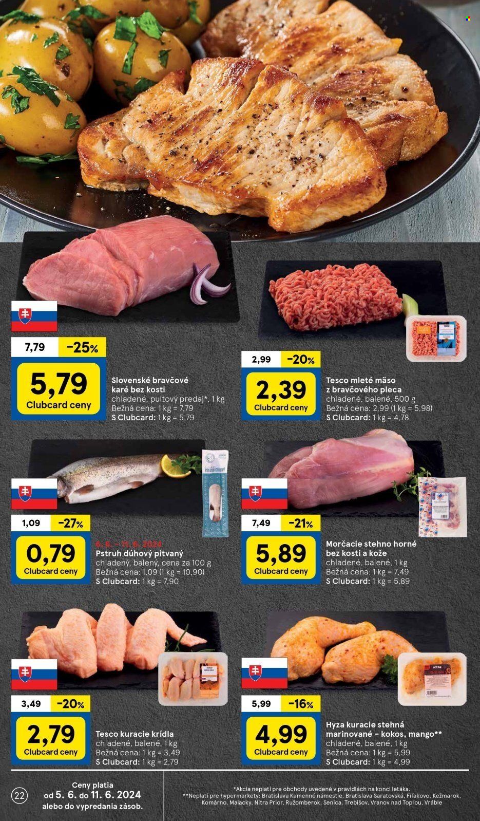 Leták TESCO - 5.6.2024 - 11.6.2024. Strana 22