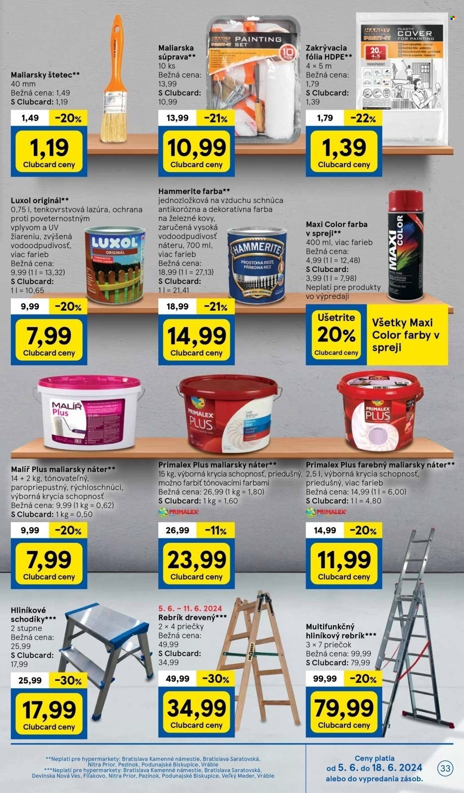 Leták TESCO - 5.6.2024 - 11.6.2024. Strana 33