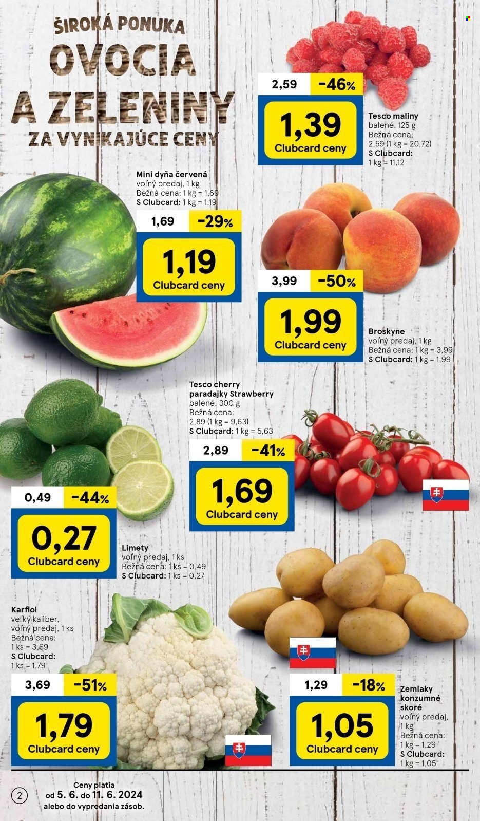 Leták TESCO supermarket - 5.6.2024 - 11.6.2024. Strana 2
