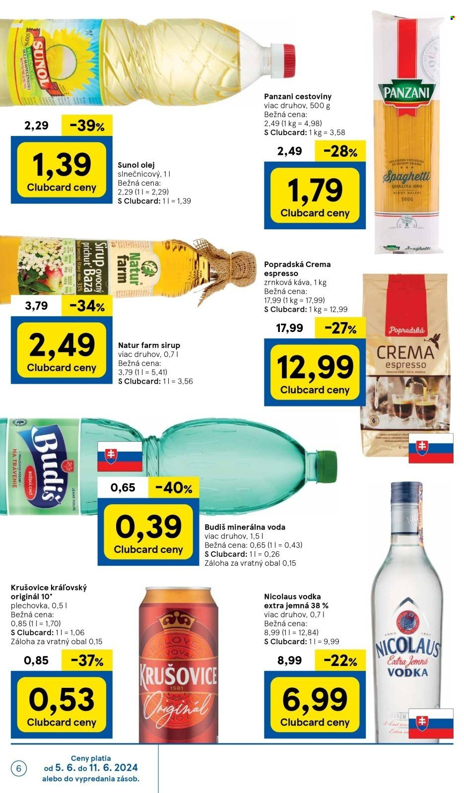 Leták TESCO supermarket - 5.6.2024 - 11.6.2024. Strana 6