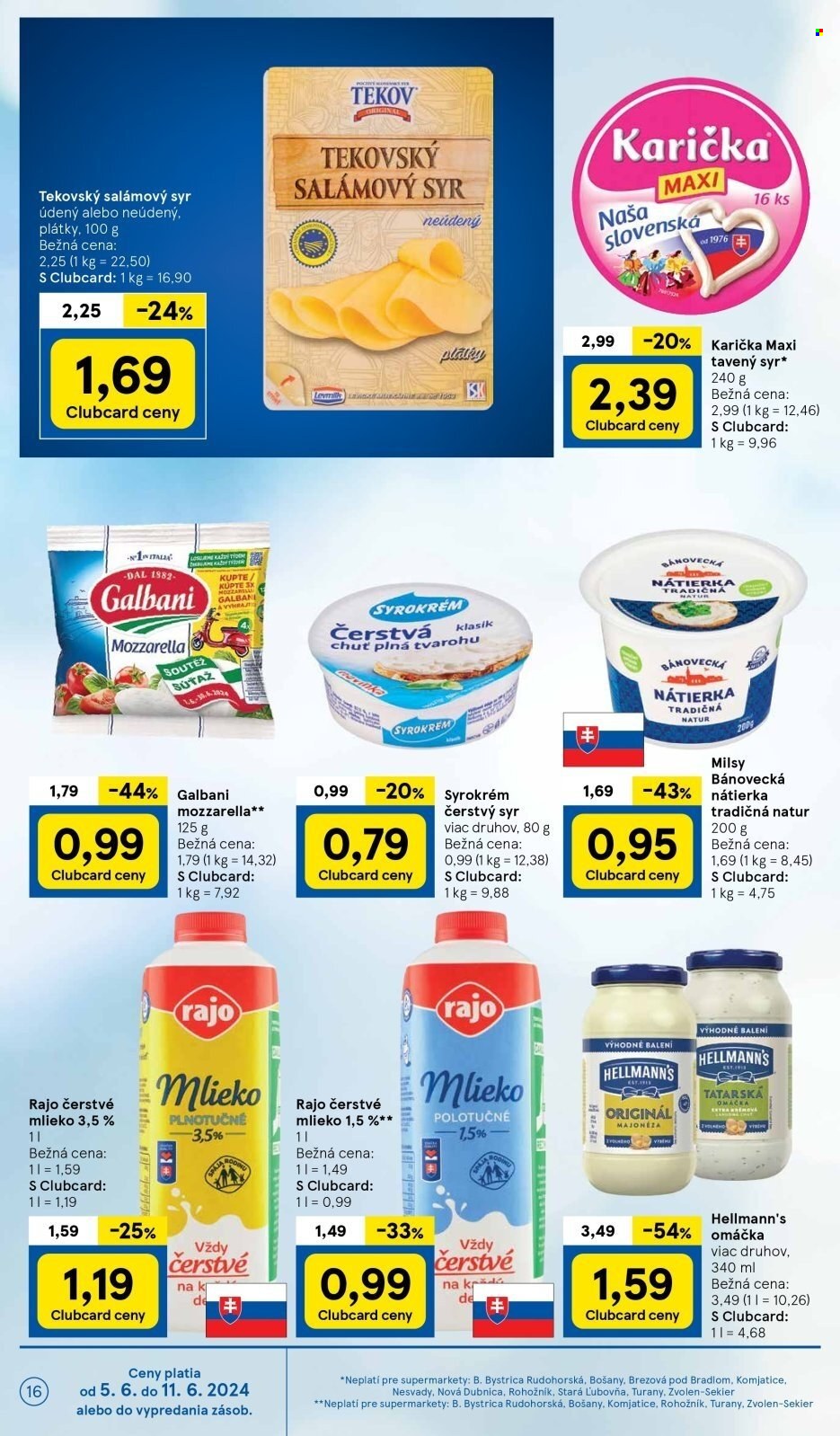 Leták TESCO supermarket - 5.6.2024 - 11.6.2024. Strana 16