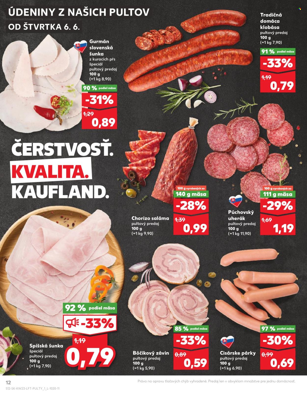 Leták Kaufland - 6.6.2024 - 12.6.2024. Strana 12