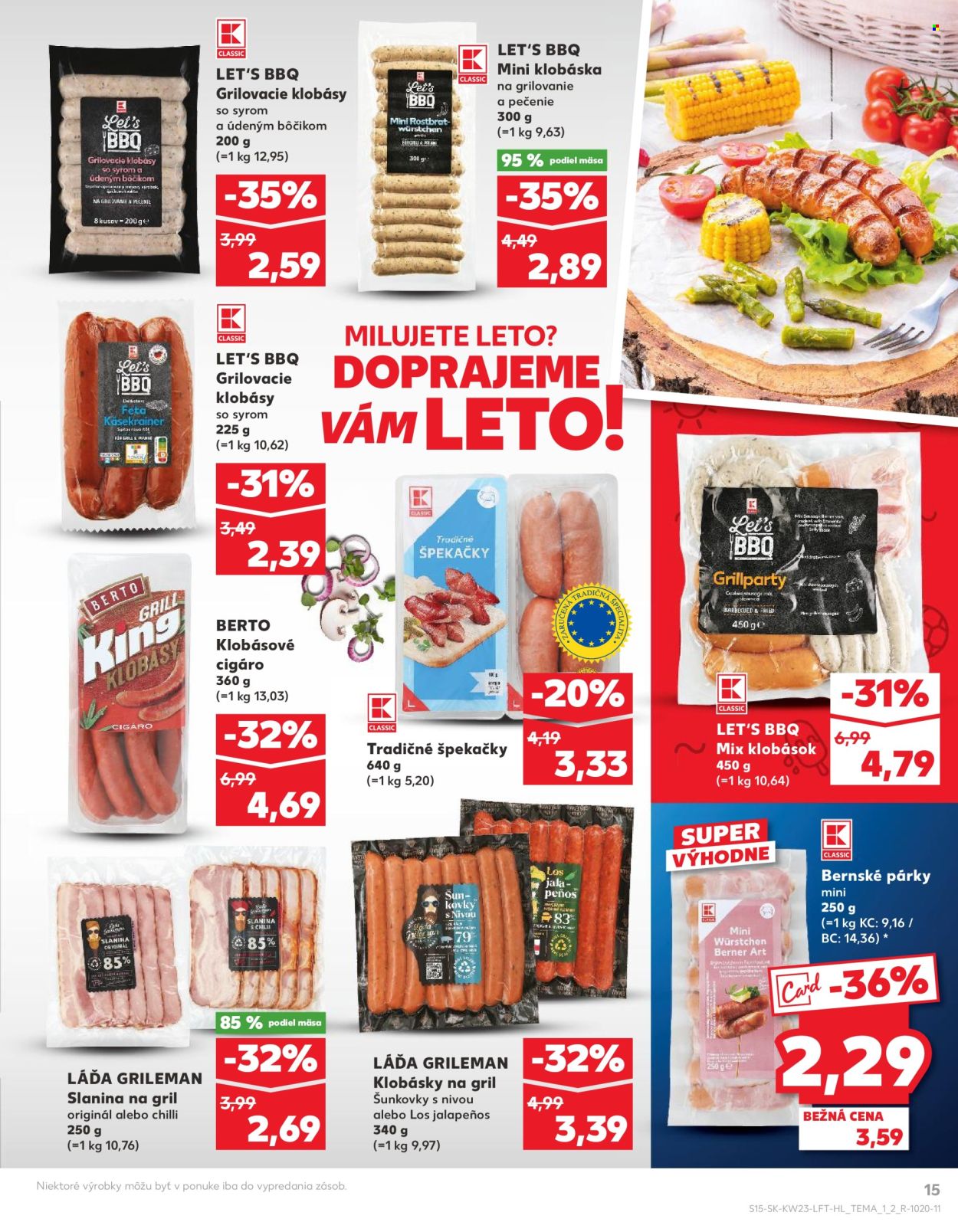 Leták Kaufland - 6.6.2024 - 12.6.2024. Strana 15