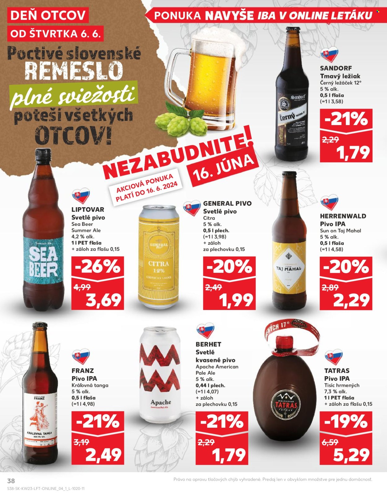 Leták Kaufland - 6.6.2024 - 12.6.2024. Strana 38