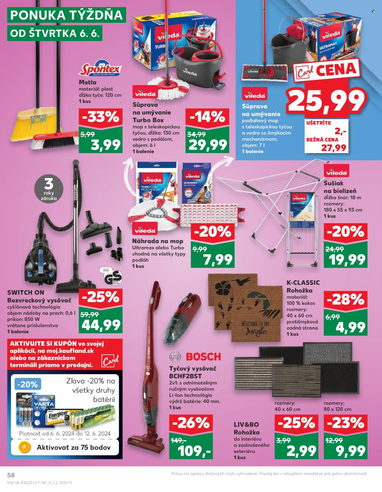 Leták Kaufland - 6.6.2024 - 12.6.2024. Strana 58