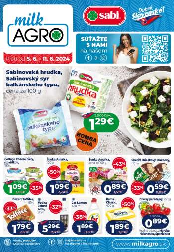 Leták Milk AGRO - 5.6.2024 - 11.6.2024.