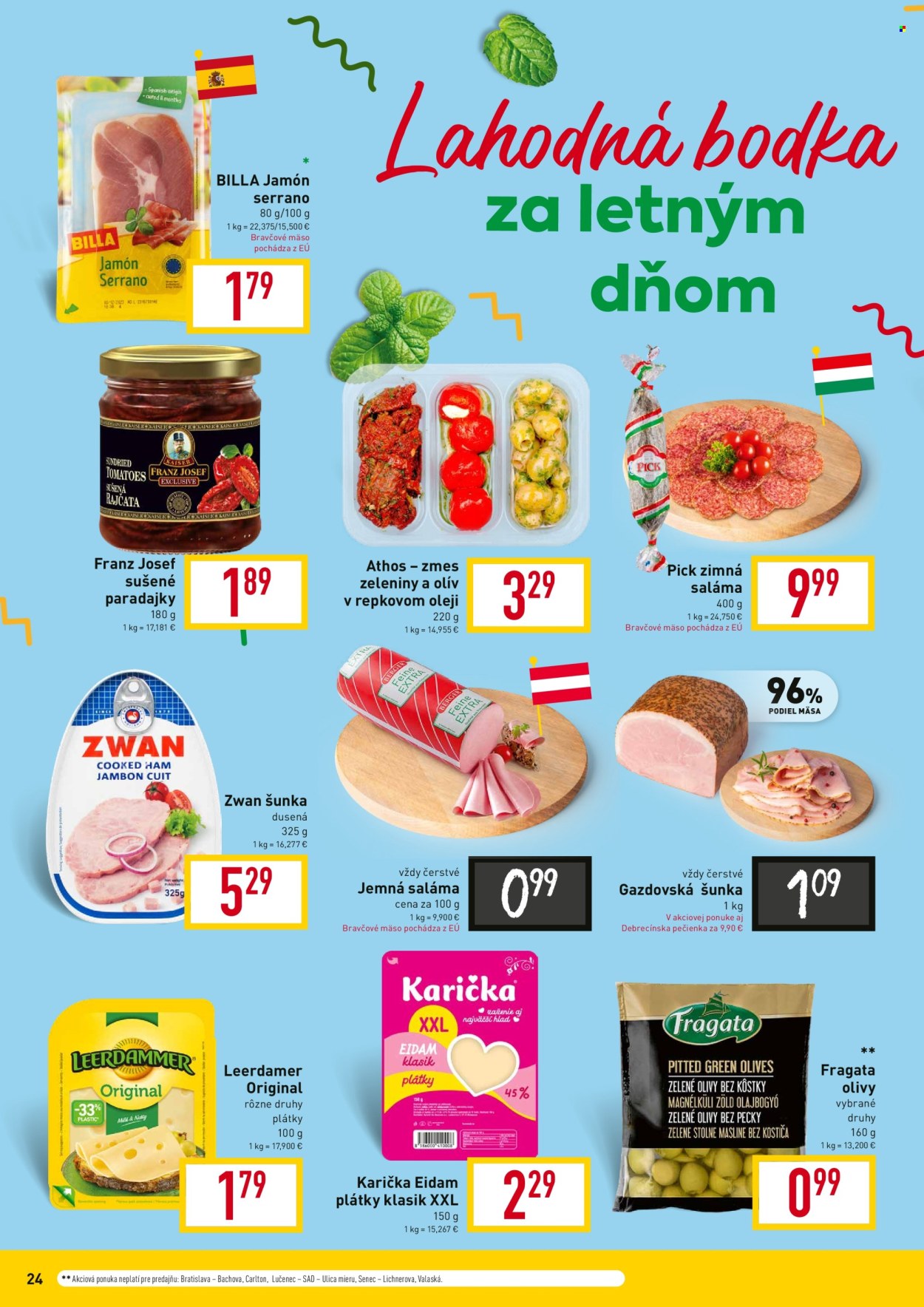 Leták Billa - 5.6.2024 - 2.7.2024. Strana 24