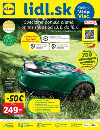 Leták Lidl - 10.6.2024 - 16.6.2024.