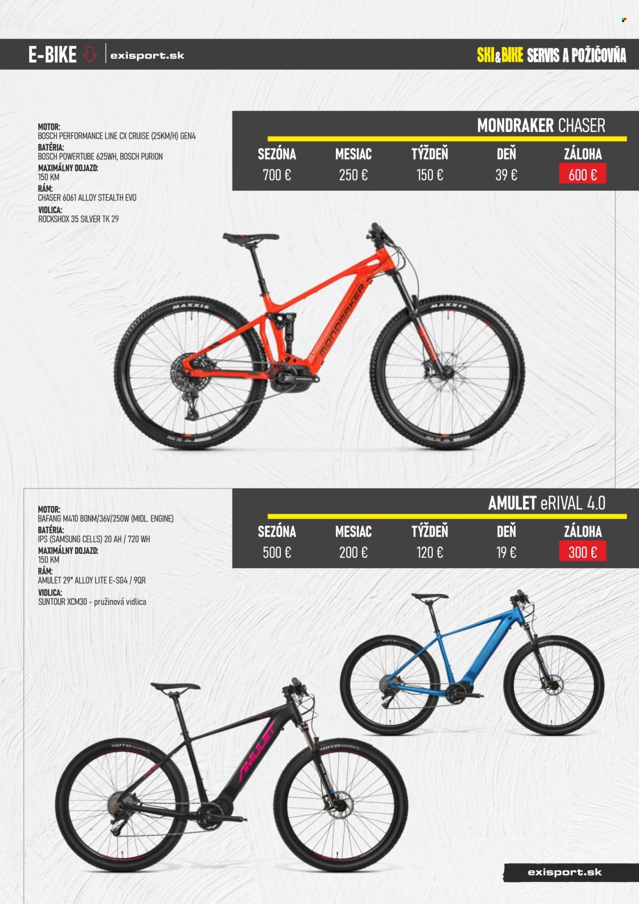 Leták Exisport. Strana 26