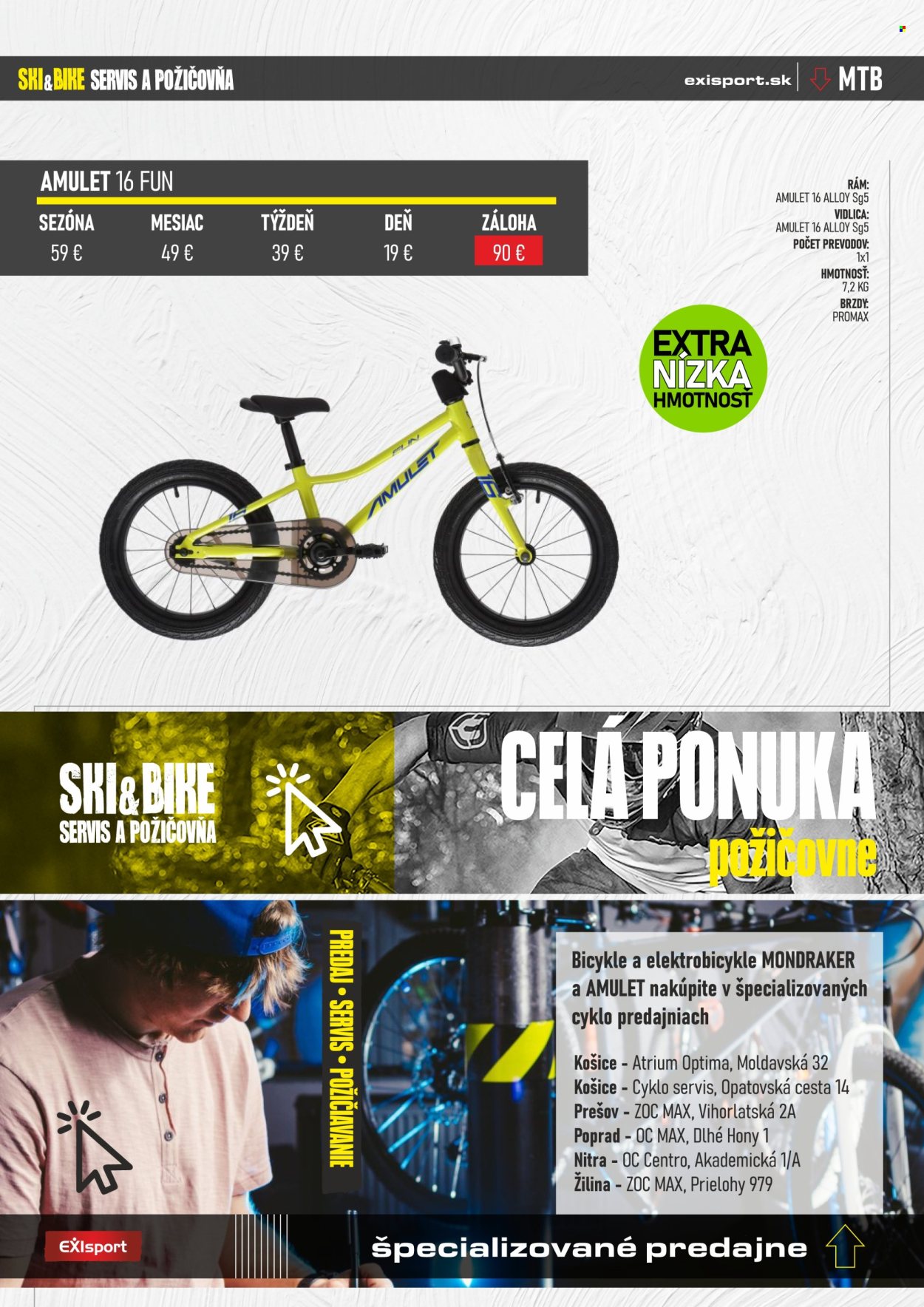 Leták Exisport. Strana 28