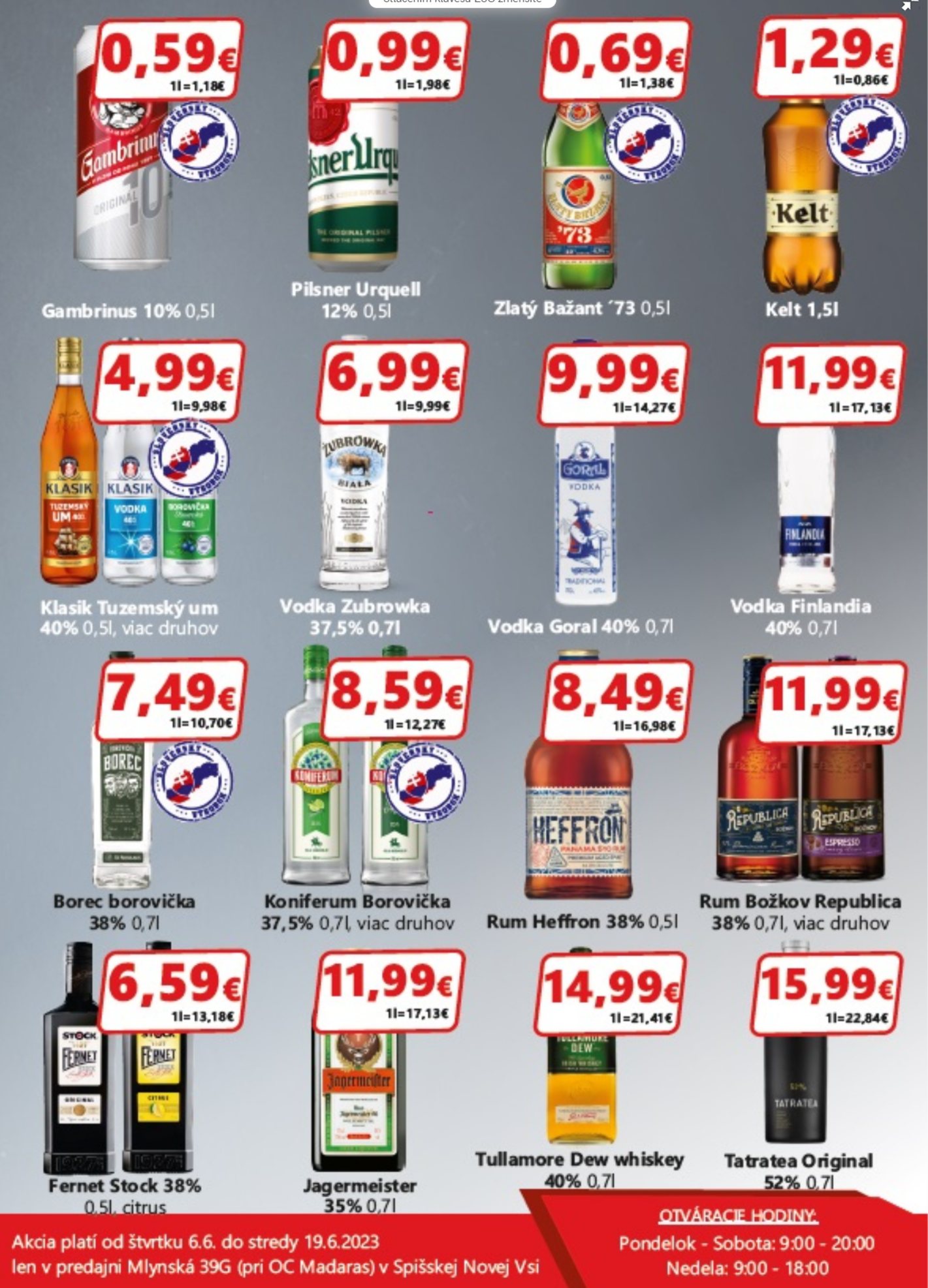 Leták CBA Komfos - 6.6.2024 - 19.6.2024. Strana 4