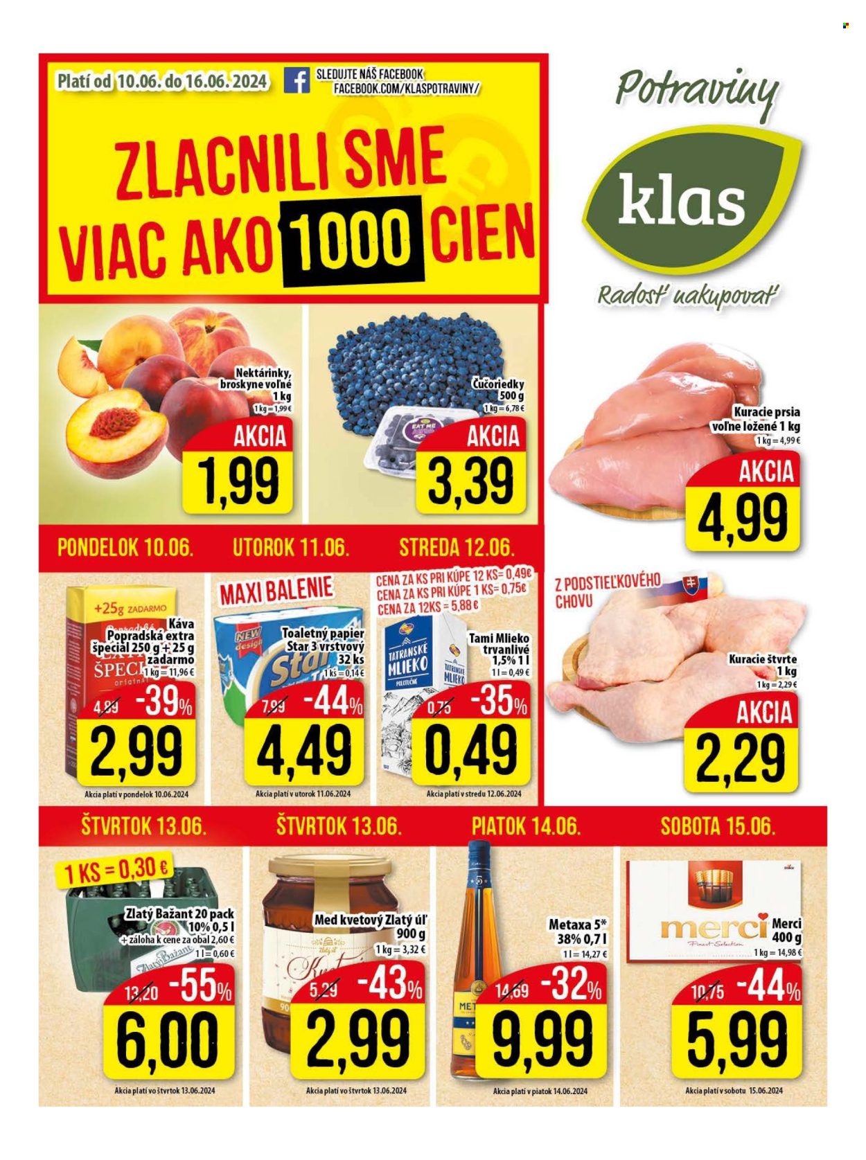 Leták Klas - 10.6.2024 - 16.6.2024. Strana 1