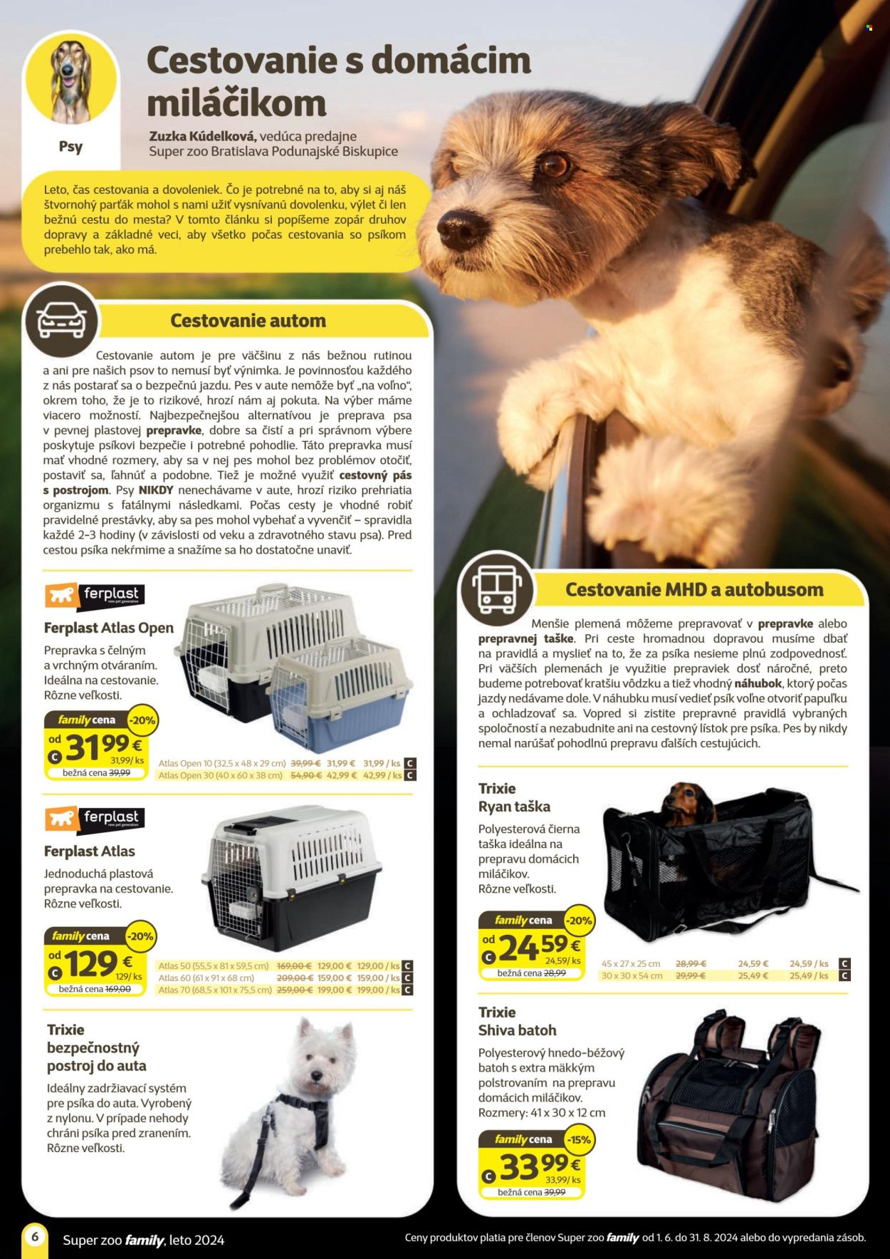 Leták SUPER ZOO. Strana 6