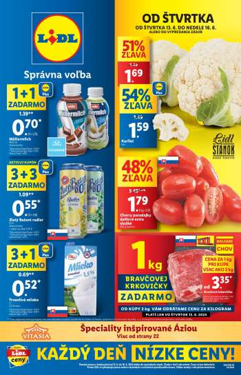 Leták Lidl - 13.6.2024 - 16.6.2024.