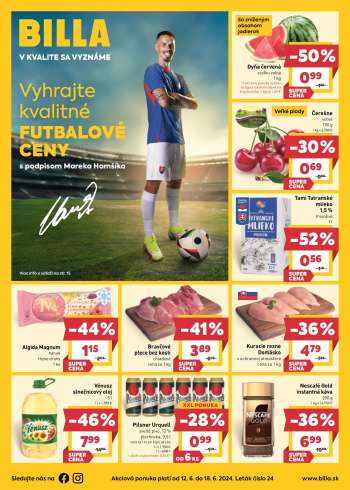 Leták Billa - 12.6.2024 - 18.6.2024.