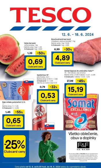 Leták TESCO - 12.6.2024 - 18.6.2024.