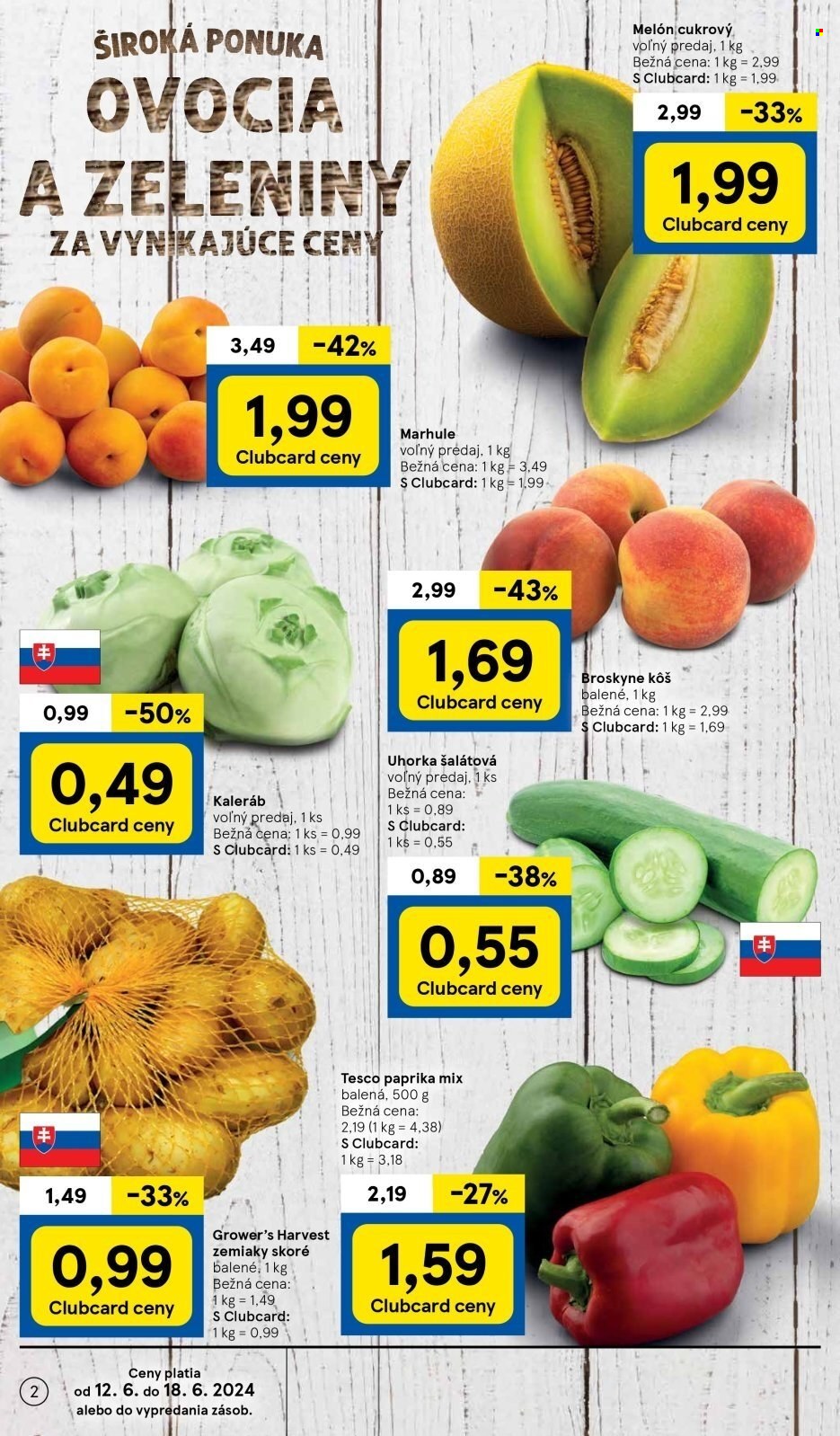 Leták TESCO - 12.6.2024 - 18.6.2024. Strana 2