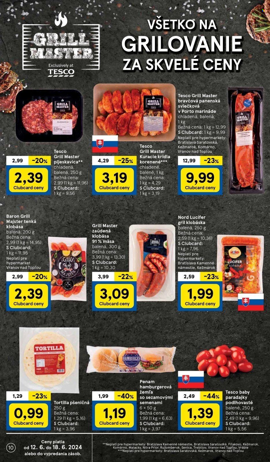Leták TESCO - 12.6.2024 - 18.6.2024. Strana 10