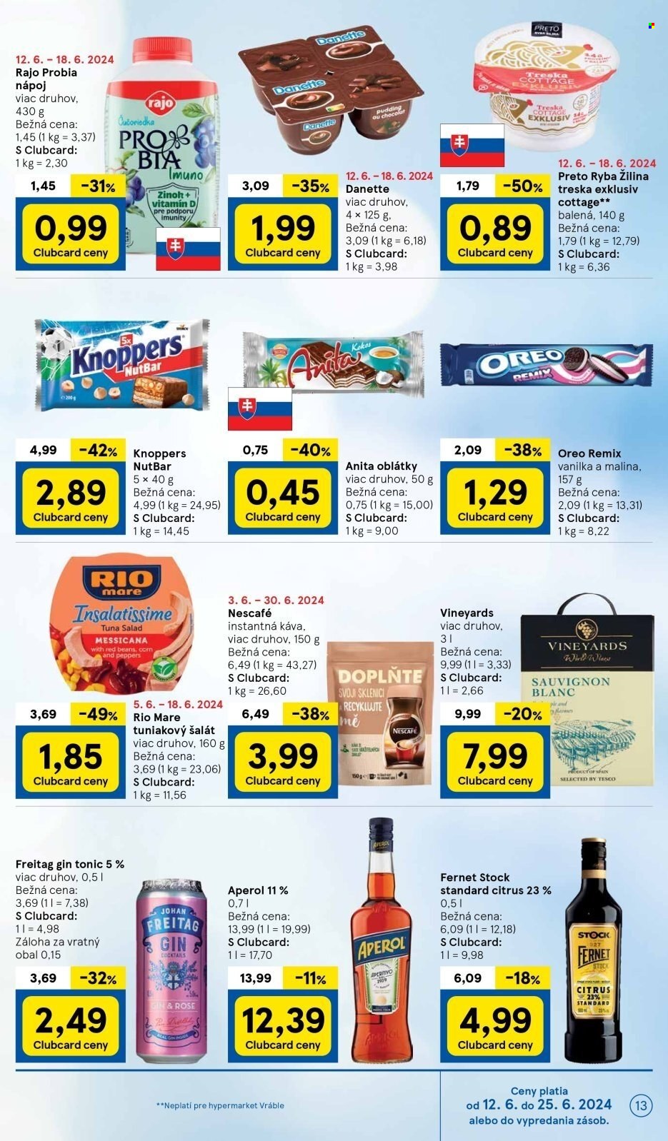 Leták TESCO - 12.6.2024 - 18.6.2024. Strana 13