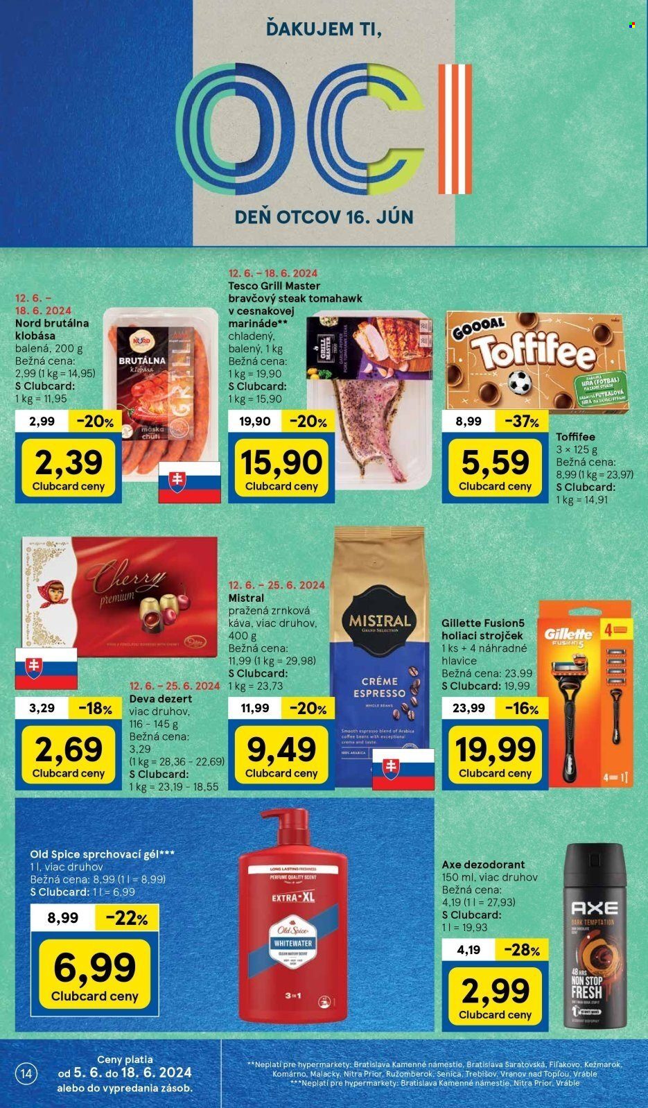 Leták TESCO - 12.6.2024 - 18.6.2024. Strana 14