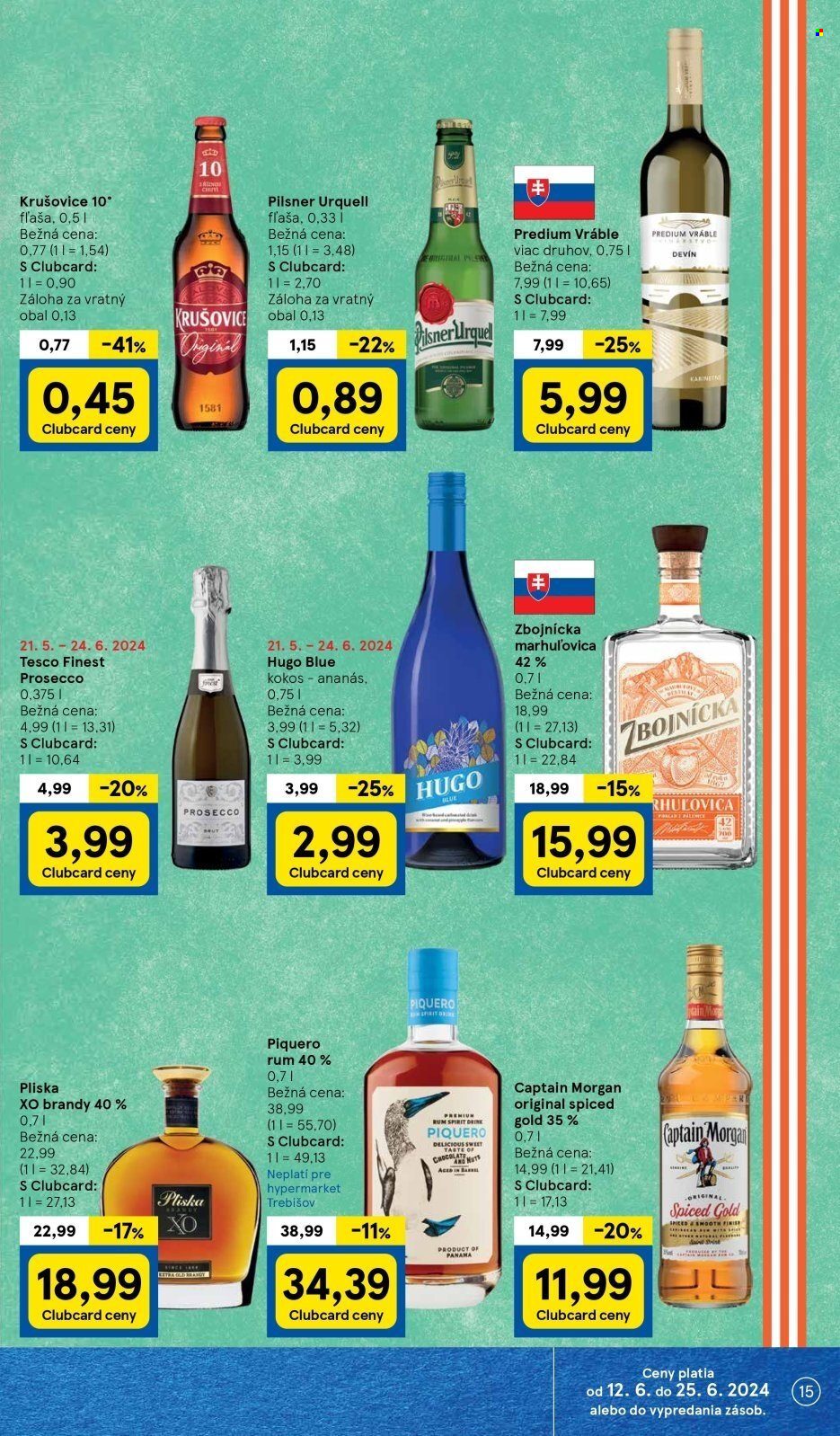 Leták TESCO - 12.6.2024 - 18.6.2024. Strana 15