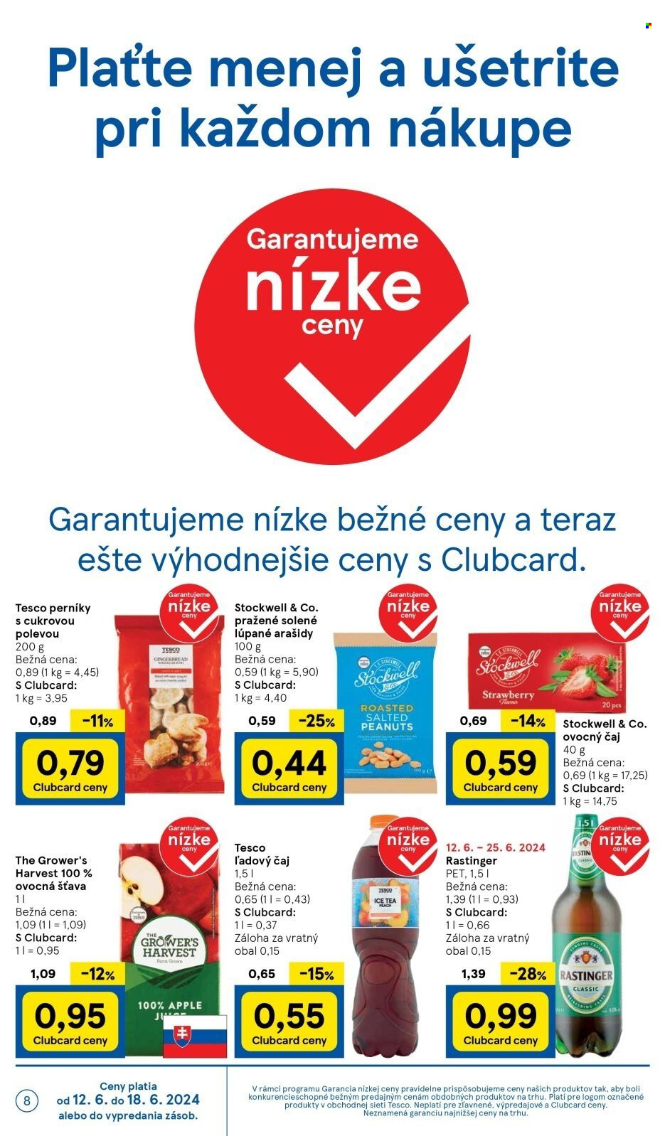 Leták TESCO supermarket - 12.6.2024 - 18.6.2024. Strana 8