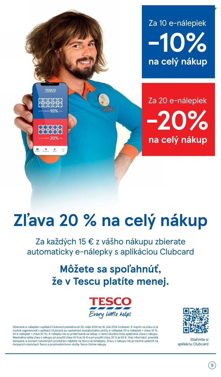Leták TESCO supermarket - 12.6.2024 - 18.6.2024. Strana 9