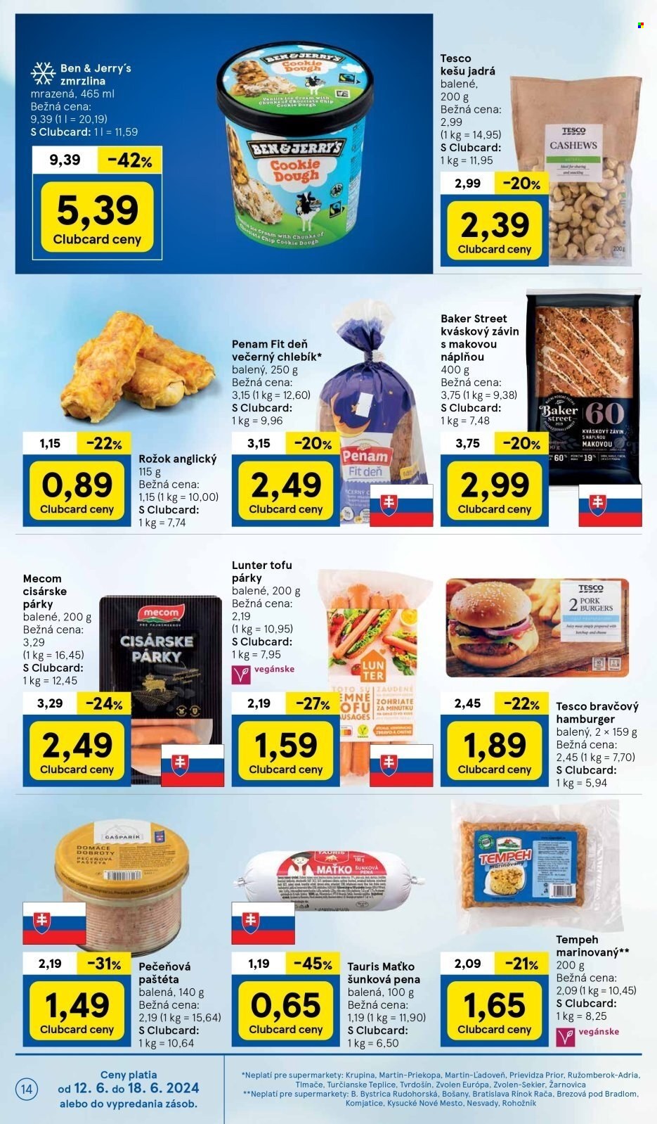 Leták TESCO supermarket - 12.6.2024 - 18.6.2024. Strana 14