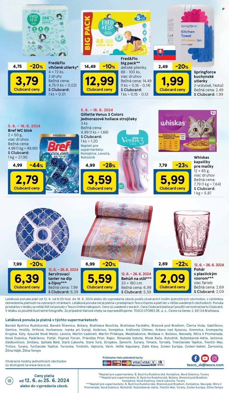 Leták TESCO supermarket - 12.6.2024 - 18.6.2024. Strana 18